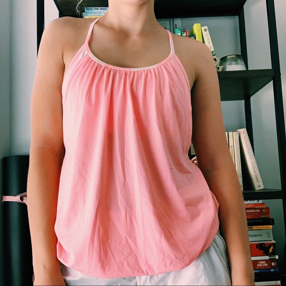 LIKE NEW LULULEMON BUILT IN BRA TOP